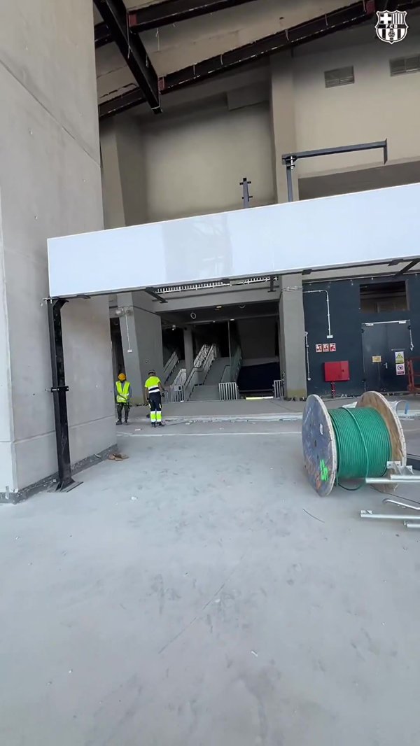 即将重新开放!巴萨官方社媒晒诺坎普施工现场视频 即将重新开放!巴萨官方社媒晒诺坎普施工现场视频