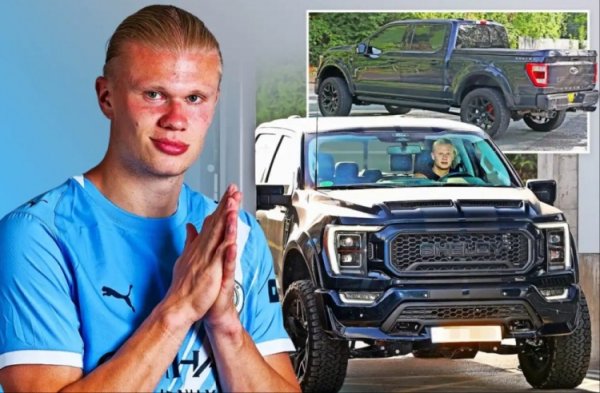 速度力量兼备!哈兰德驾驶一辆四驱怪兽皮卡参额外训练习 ,价值20万镑 速度力量兼备!哈兰德驾驶一辆四驱怪兽皮卡参额外训练习 ,价值20万镑