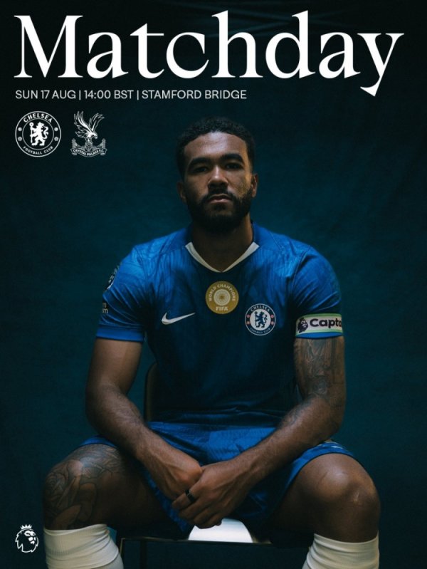 切尔西发布对阵水晶宫海报:领队 里斯-詹姆斯单人出镜 切尔西发布对阵水晶宫海报:领队 里斯-詹姆斯单人出镜